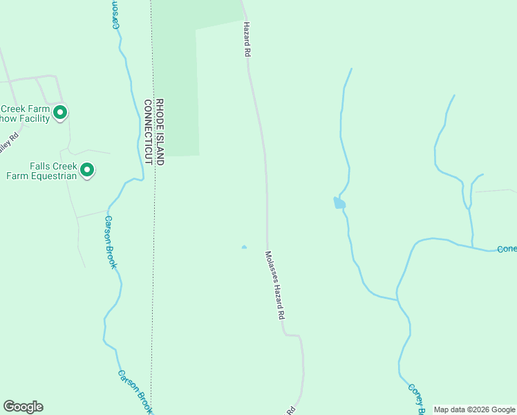 map of restaurants, bars, coffee shops, grocery stores, and more near 1 Molasses Hazard Road in West Greenwich