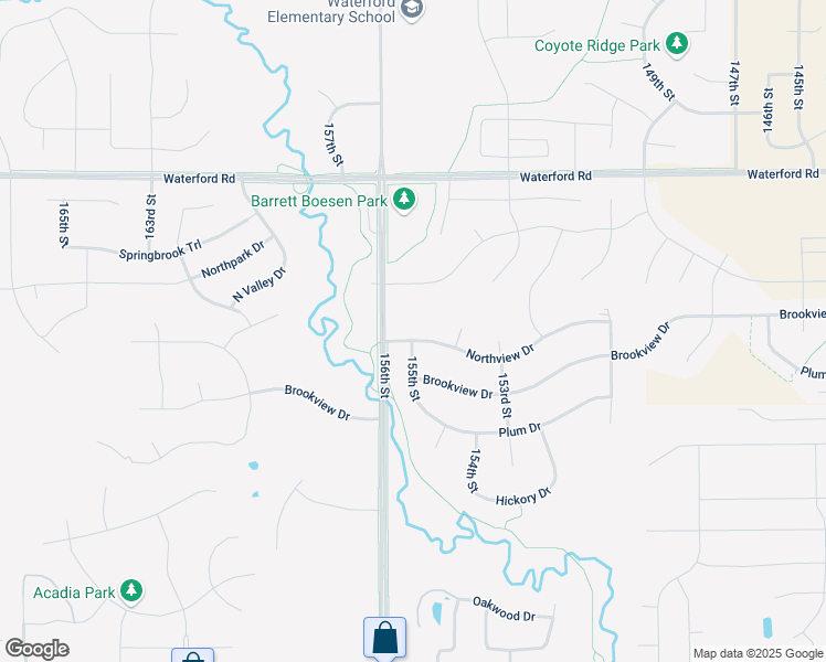 map of restaurants, bars, coffee shops, grocery stores, and more near 15423 Northview Drive in Urbandale