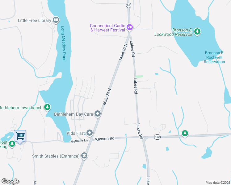 map of restaurants, bars, coffee shops, grocery stores, and more near 228 Main Street North in Bethlehem