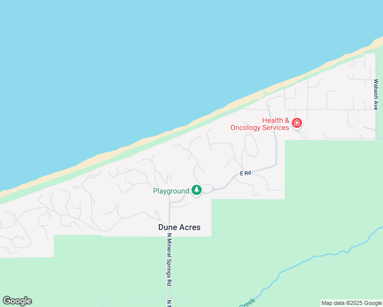 map of restaurants, bars, coffee shops, grocery stores, and more near 30 Crest Drive in Chesterton