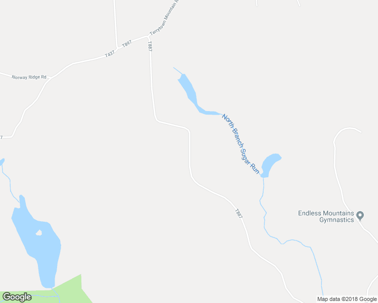 map of restaurants, bars, coffee shops, grocery stores, and more near Paradise Road in Wyalusing