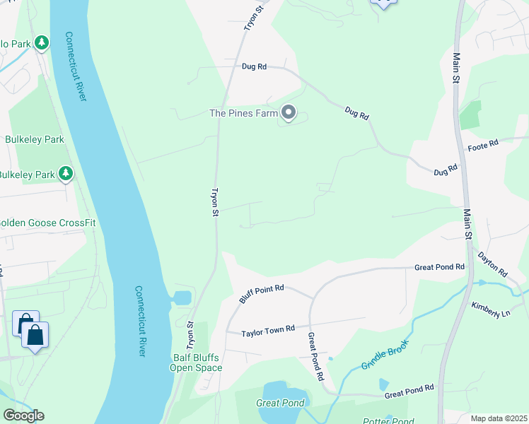 map of restaurants, bars, coffee shops, grocery stores, and more near 64 Dufford Lodge in Glastonbury