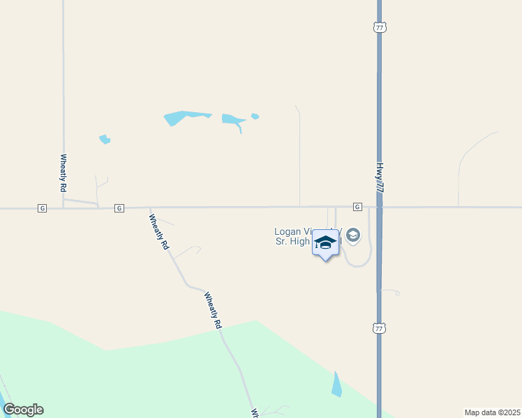 map of restaurants, bars, coffee shops, grocery stores, and more near 2163 County Road G in Hooper