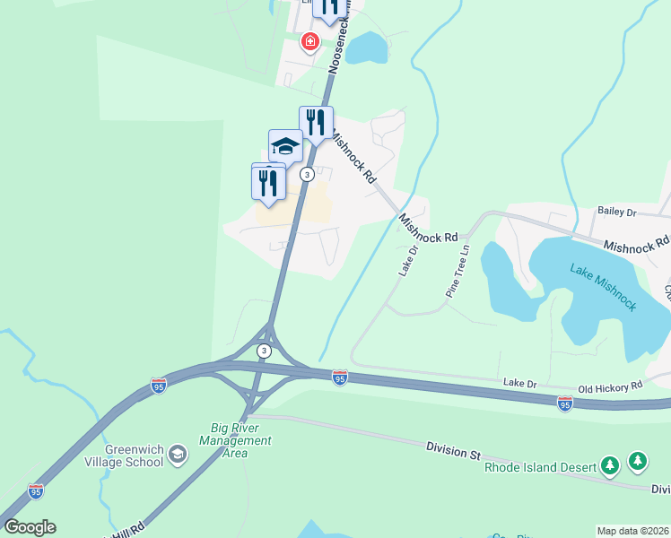 map of restaurants, bars, coffee shops, grocery stores, and more near 15 Greenwich West in West Greenwich