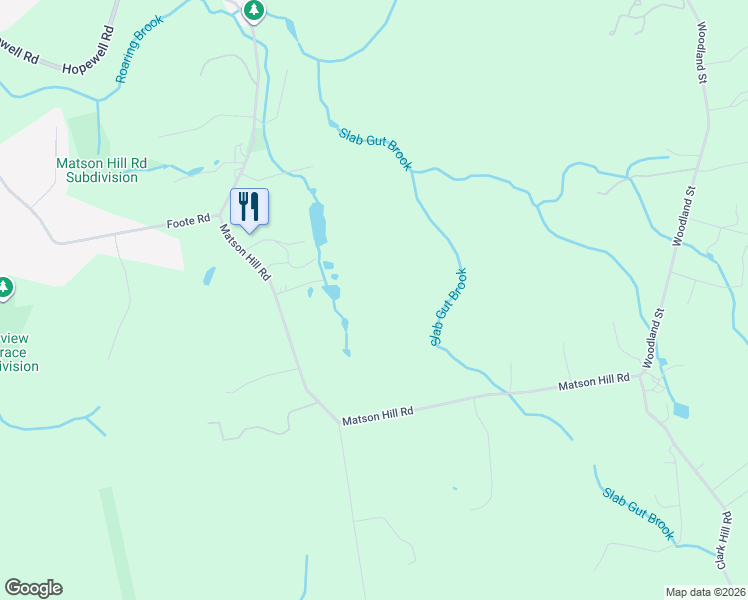 map of restaurants, bars, coffee shops, grocery stores, and more near 349 Matson Hill Road in Glastonbury