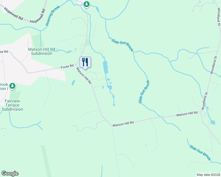 map of restaurants, bars, coffee shops, grocery stores, and more near 349 Matson Hill Road in Glastonbury