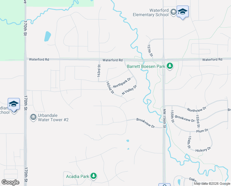 map of restaurants, bars, coffee shops, grocery stores, and more near 16019 Northview Drive in Urbandale