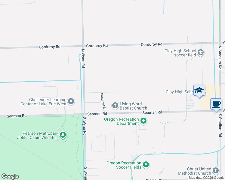 map of restaurants, bars, coffee shops, grocery stores, and more near 5127 Merlot Drive in Oregon