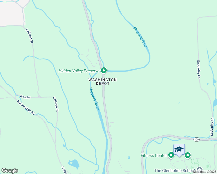 map of restaurants, bars, coffee shops, grocery stores, and more near 112 Bee Brook Road in Washington