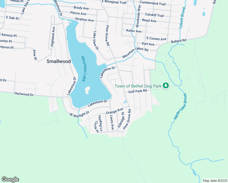 map of restaurants, bars, coffee shops, grocery stores, and more near 48 Eldridge Street North in Smallwood