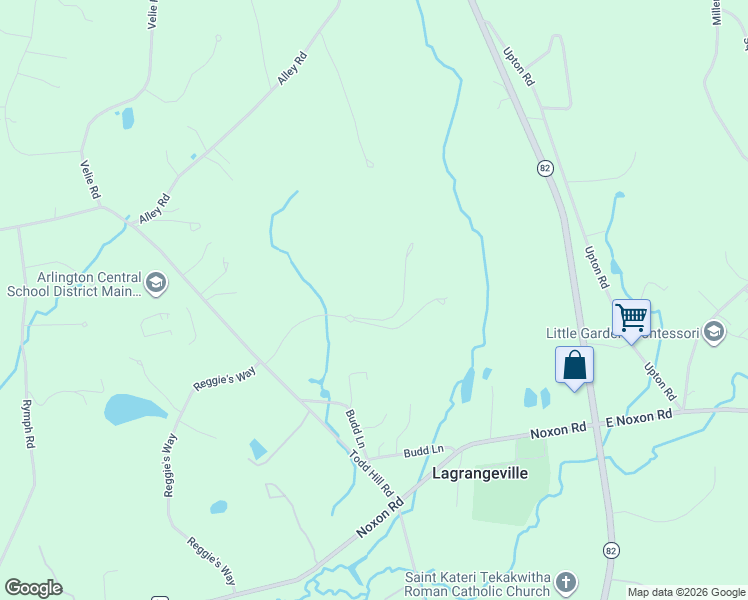 map of restaurants, bars, coffee shops, grocery stores, and more near 51 Todd Hill Road in Lagrangeville