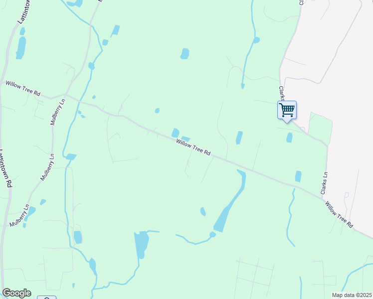 map of restaurants, bars, coffee shops, grocery stores, and more near 265 Willow Tree Road in Milton