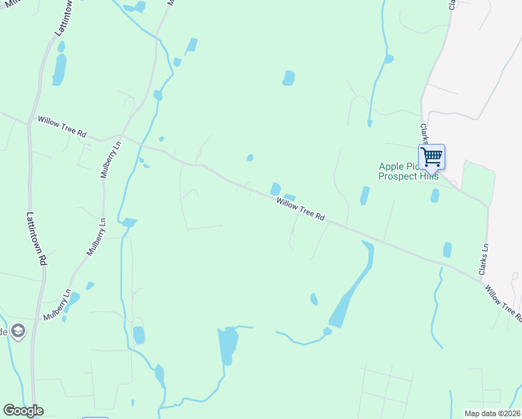 map of restaurants, bars, coffee shops, grocery stores, and more near 297 Willow Tree Road in Milton