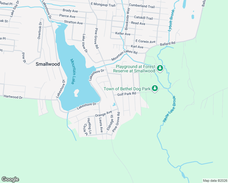 map of restaurants, bars, coffee shops, grocery stores, and more near 302 Pine Grove Road in Smallwood