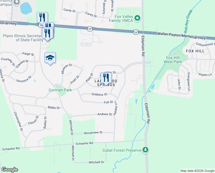 map of restaurants, bars, coffee shops, grocery stores, and more near 4216 Cummins Street in Plano