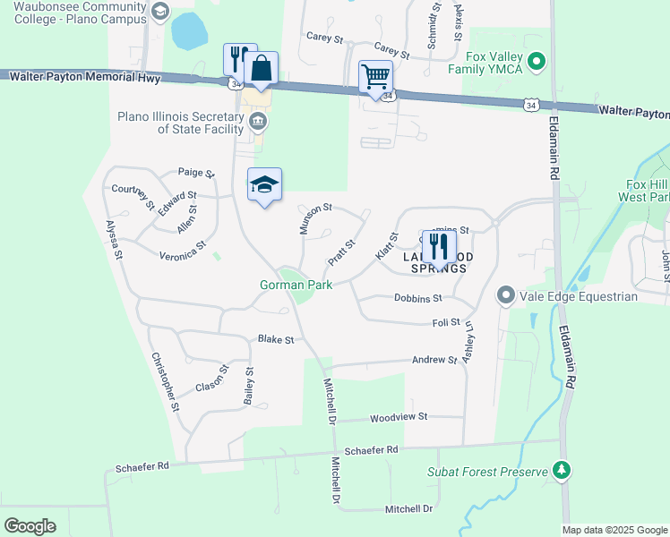 map of restaurants, bars, coffee shops, grocery stores, and more near 3907 Pratt Court in Plano