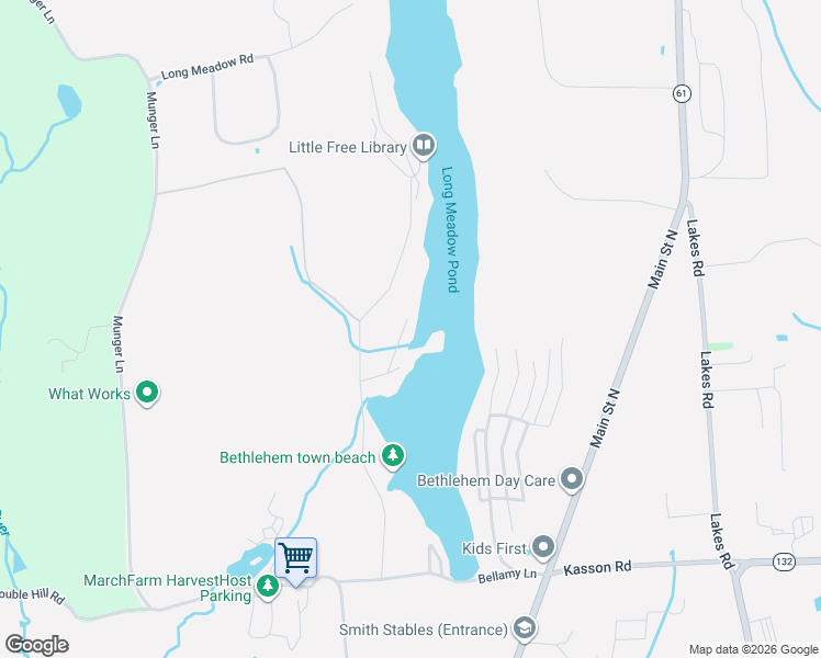 map of restaurants, bars, coffee shops, grocery stores, and more near 30 West Shore Drive in Bethlehem