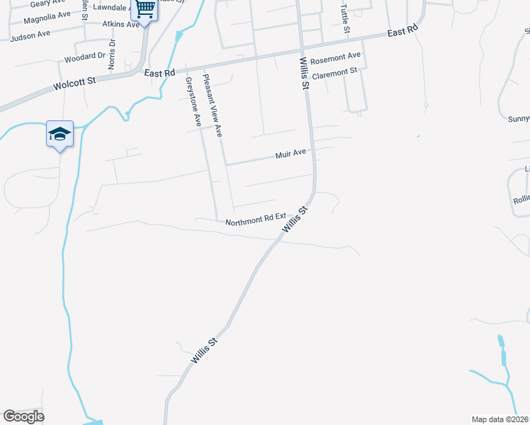 map of restaurants, bars, coffee shops, grocery stores, and more near 235 Pleasant View Avenue in Bristol