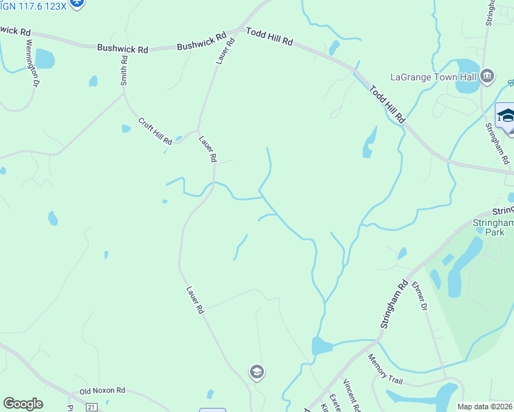 map of restaurants, bars, coffee shops, grocery stores, and more near 204 Lauer Road in Poughkeepsie