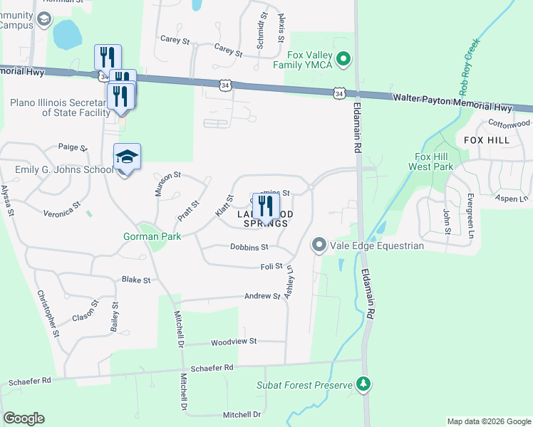 map of restaurants, bars, coffee shops, grocery stores, and more near in Plano