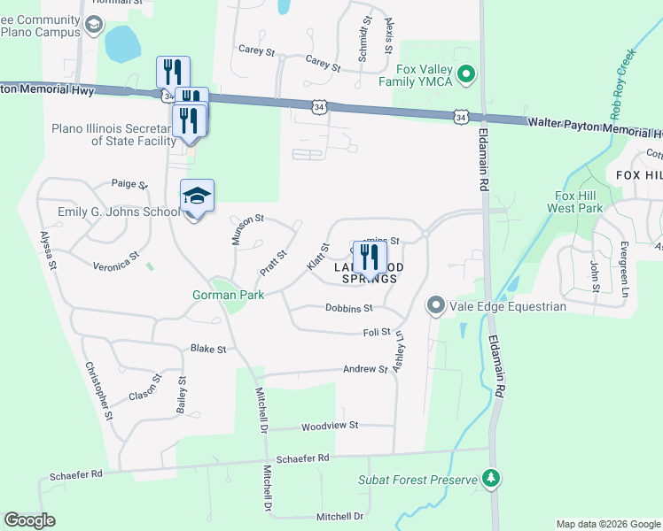 map of restaurants, bars, coffee shops, grocery stores, and more near 4106 Cummins Street in Plano