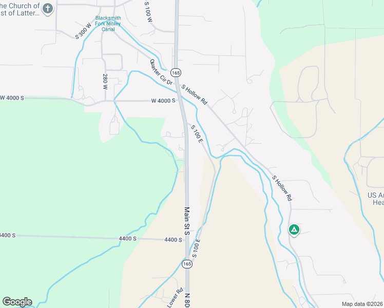 map of restaurants, bars, coffee shops, grocery stores, and more near 4155 Johnson Road in Nibley