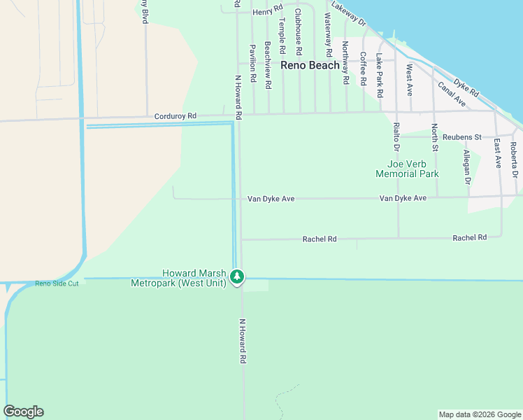map of restaurants, bars, coffee shops, grocery stores, and more near 11434 Van Dyke Ave in Curtice