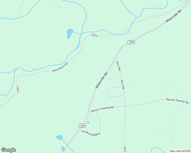 map of restaurants, bars, coffee shops, grocery stores, and more near 1157 Milanville Road in Milanville