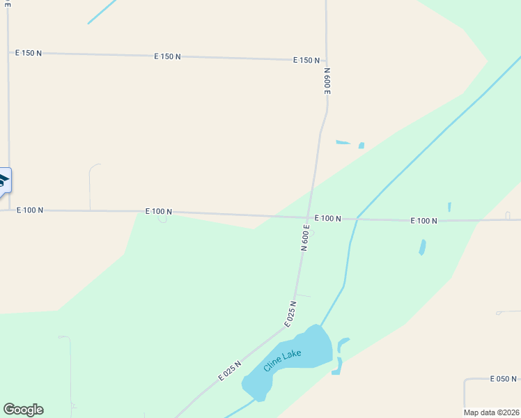 map of restaurants, bars, coffee shops, grocery stores, and more near 5825 East 100 North in LaGrange