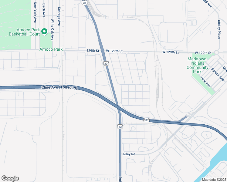 map of restaurants, bars, coffee shops, grocery stores, and more near 3120 Indianapolis Boulevard in East Chicago