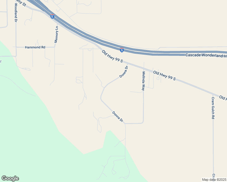 map of restaurants, bars, coffee shops, grocery stores, and more near 6438 Donna Drive in Yreka