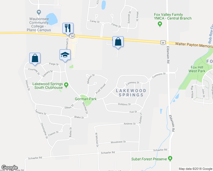 map of restaurants, bars, coffee shops, grocery stores, and more near 4017 Klatt Street in Plano