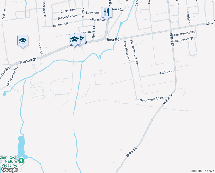 map of restaurants, bars, coffee shops, grocery stores, and more near 105 Sherbrook Street in Bristol