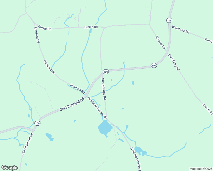 map of restaurants, bars, coffee shops, grocery stores, and more near 22 Sunny Ridge Road in Washington
