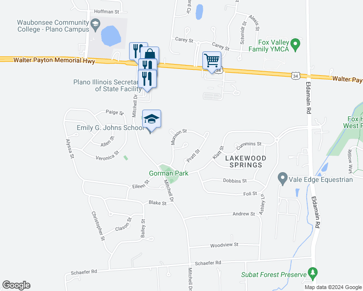 map of restaurants, bars, coffee shops, grocery stores, and more near 3770 Pope Court in Plano