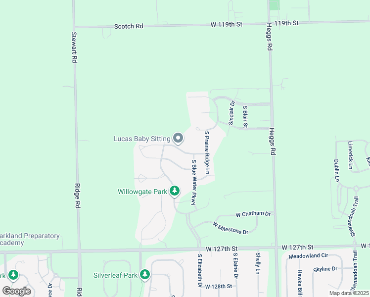 map of restaurants, bars, coffee shops, grocery stores, and more near 26404 West Red Apple Road in Plainfield