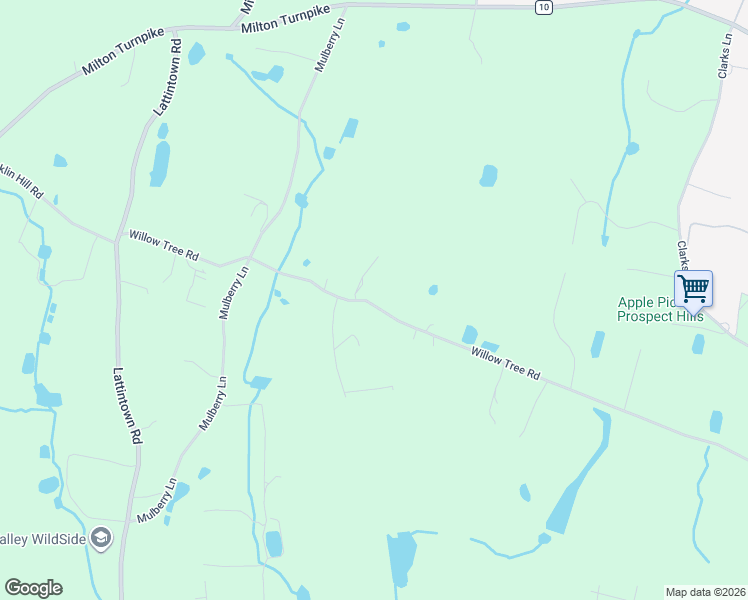 map of restaurants, bars, coffee shops, grocery stores, and more near 330 Willow Tree Road in Milton