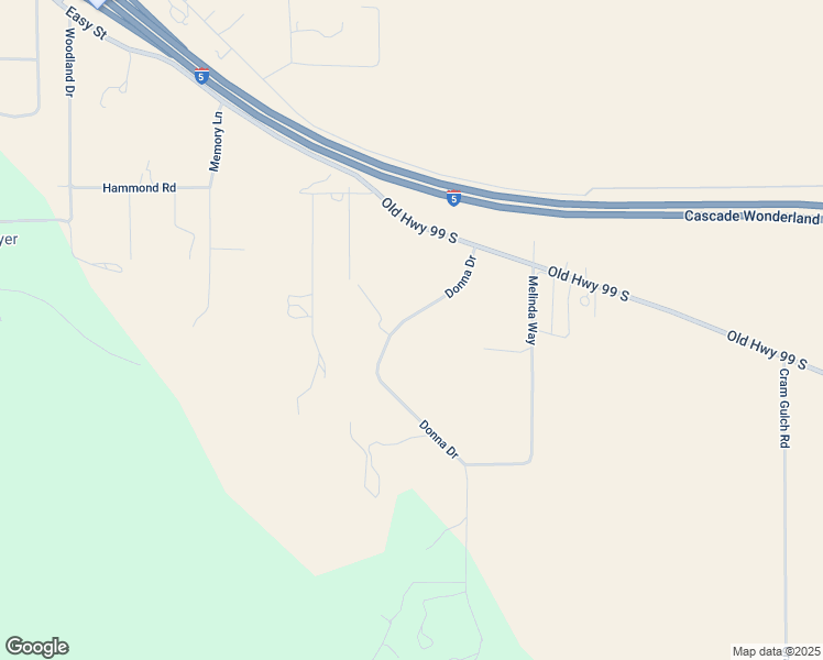 map of restaurants, bars, coffee shops, grocery stores, and more near 6438 Donna Drive in Yreka