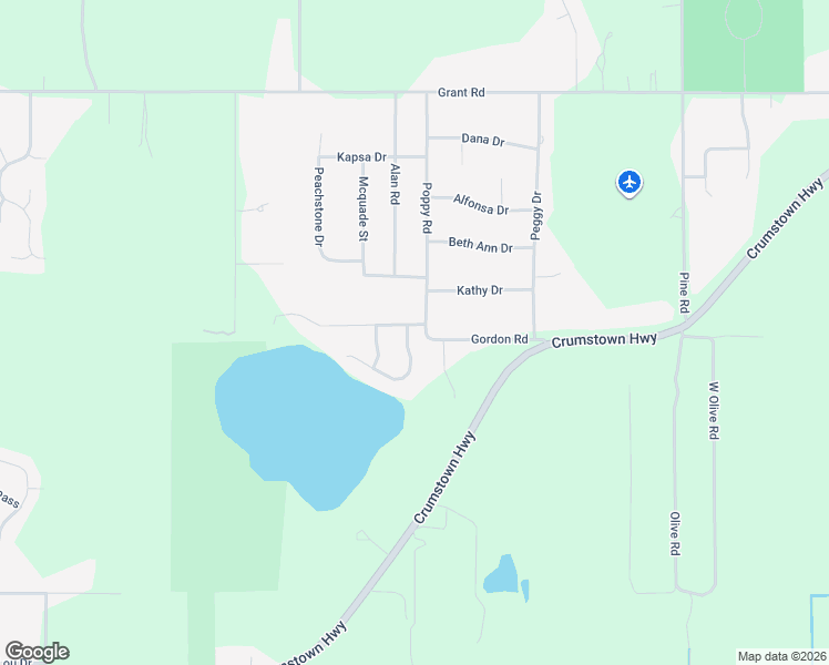 map of restaurants, bars, coffee shops, grocery stores, and more near 57337-57411 Poppy Road in South Bend