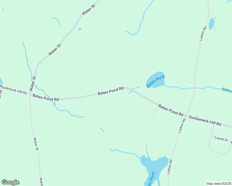 map of restaurants, bars, coffee shops, grocery stores, and more near 62 Bates Pond Road in Canterbury