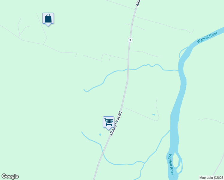 map of restaurants, bars, coffee shops, grocery stores, and more near 1248 Albany Post Road in Gardiner