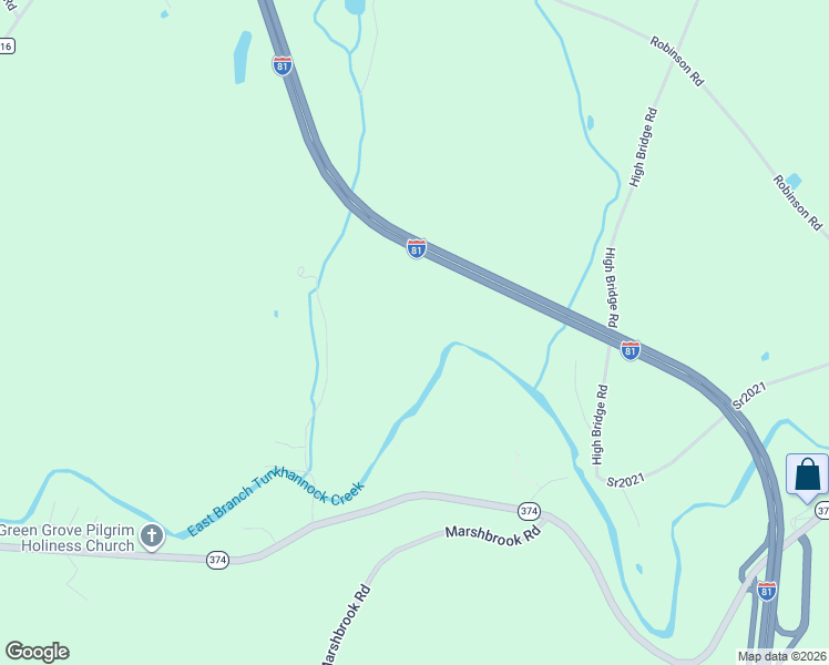 map of restaurants, bars, coffee shops, grocery stores, and more near 358 Barney Hollow Road in Nicholson