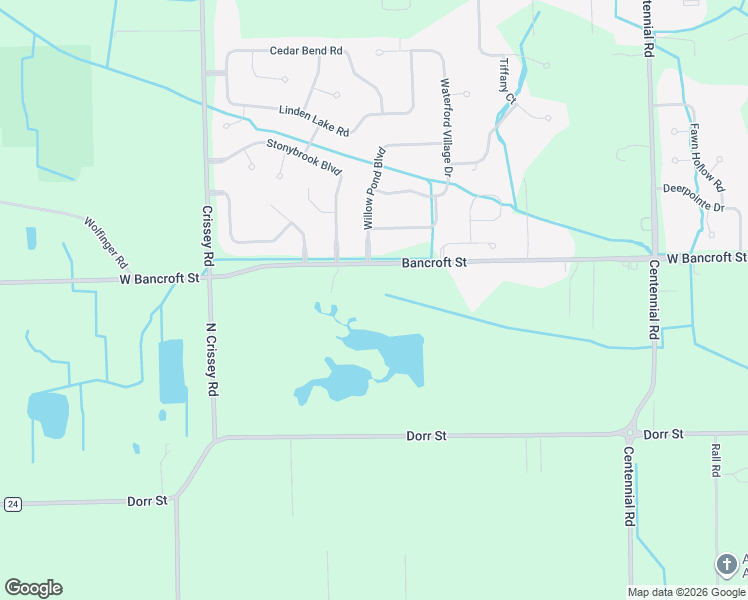 map of restaurants, bars, coffee shops, grocery stores, and more near 8825 Bancroft Street in Toledo