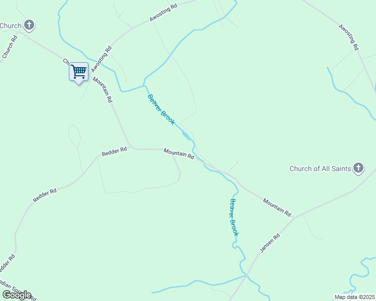 map of restaurants, bars, coffee shops, grocery stores, and more near 132 Mountain Road in Pine Bush