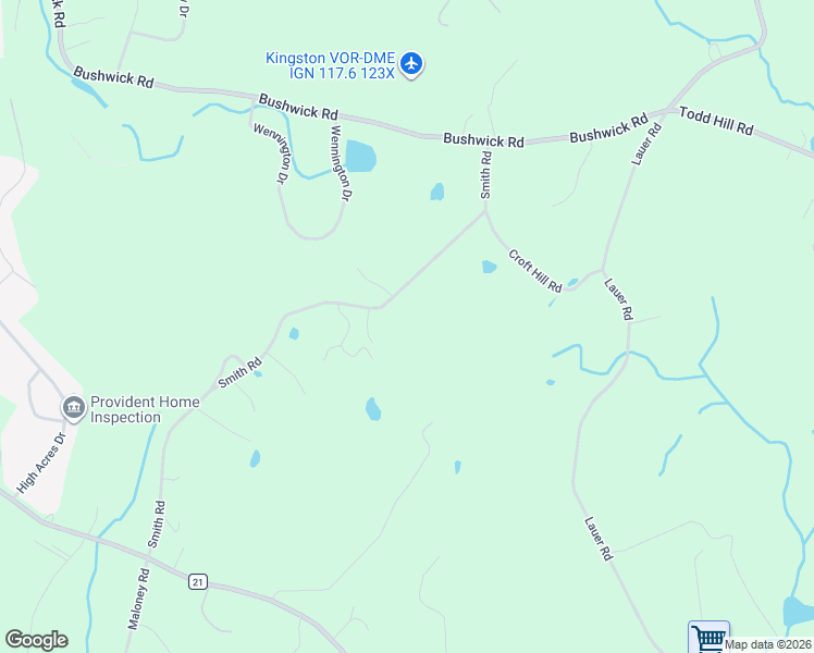map of restaurants, bars, coffee shops, grocery stores, and more near 87 Smith Road in Poughkeepsie