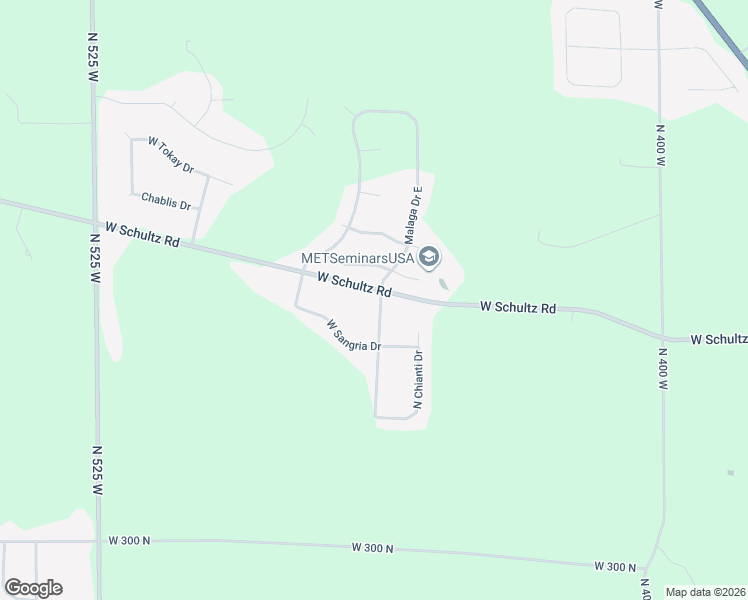 map of restaurants, bars, coffee shops, grocery stores, and more near 3536 North Vineyard Drive in La Porte