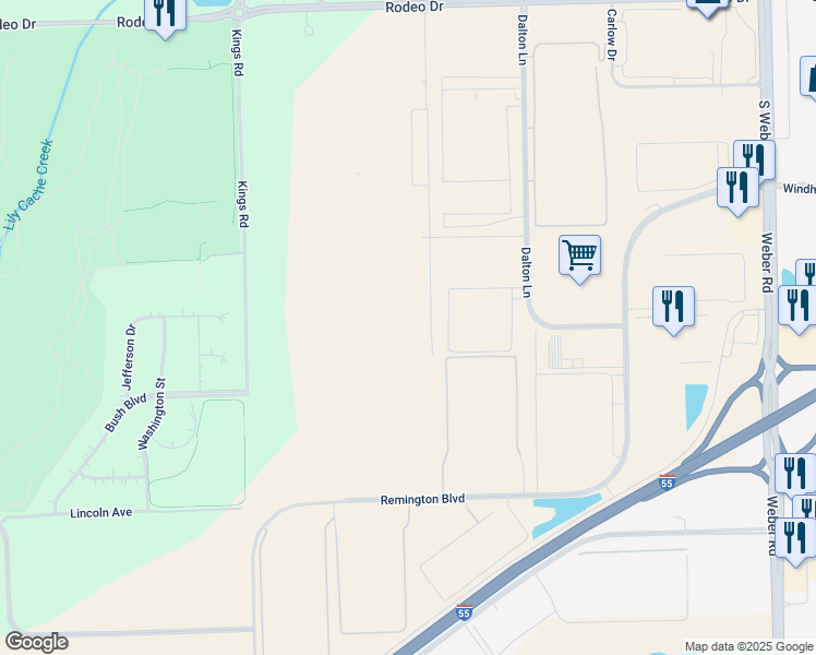 map of restaurants, bars, coffee shops, grocery stores, and more near 999 Belle Lane in Plainfield