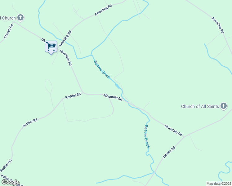 map of restaurants, bars, coffee shops, grocery stores, and more near 132 Mountain Road in Pine Bush