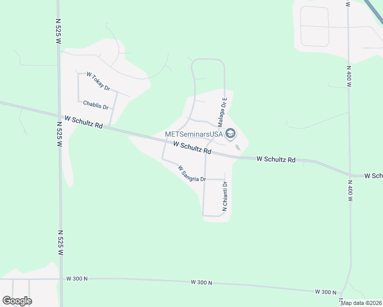 map of restaurants, bars, coffee shops, grocery stores, and more near 3536 North Vineyard Drive in La Porte