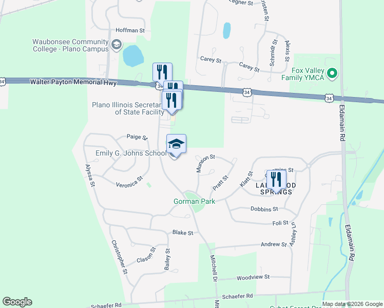 map of restaurants, bars, coffee shops, grocery stores, and more near 3811 Munson Court in Plano